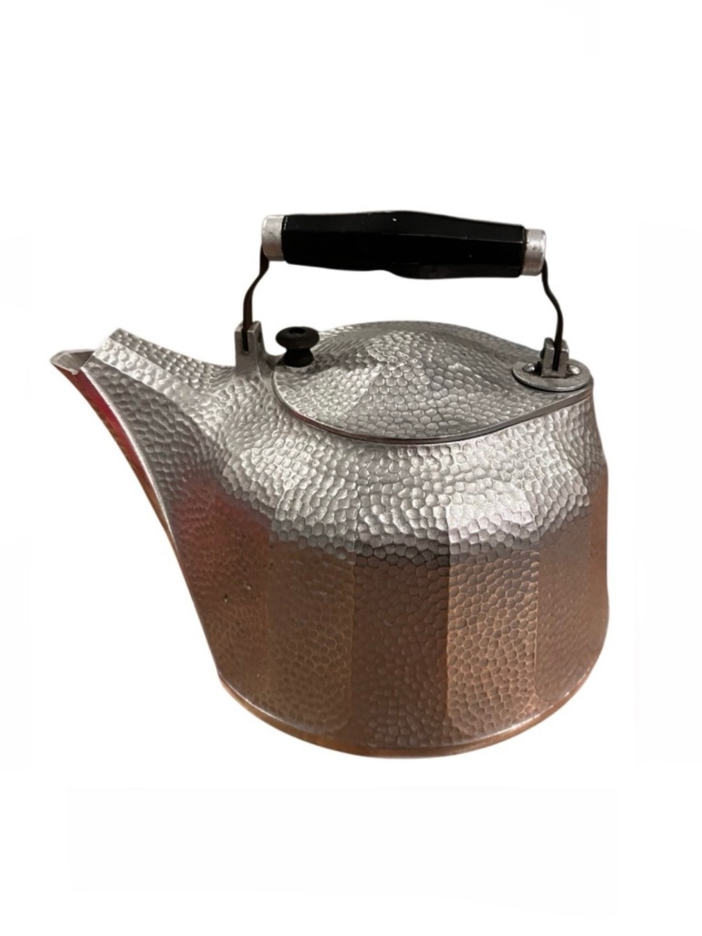 Vintage large Hammered Silver Teapot